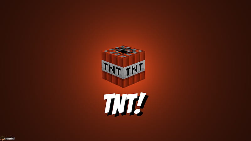 TNT Minecraft, minecraft, games, HD wallpaper