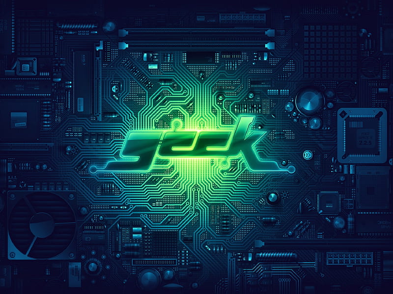 Geek, amoled, best, circuit, green, motherboard, neon, security, tech,  technology, HD wallpaper | Peakpx