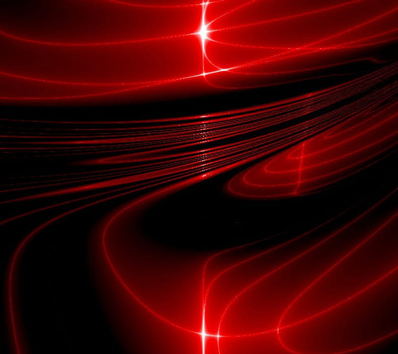 Abstract, black, cool, red, HD wallpaper