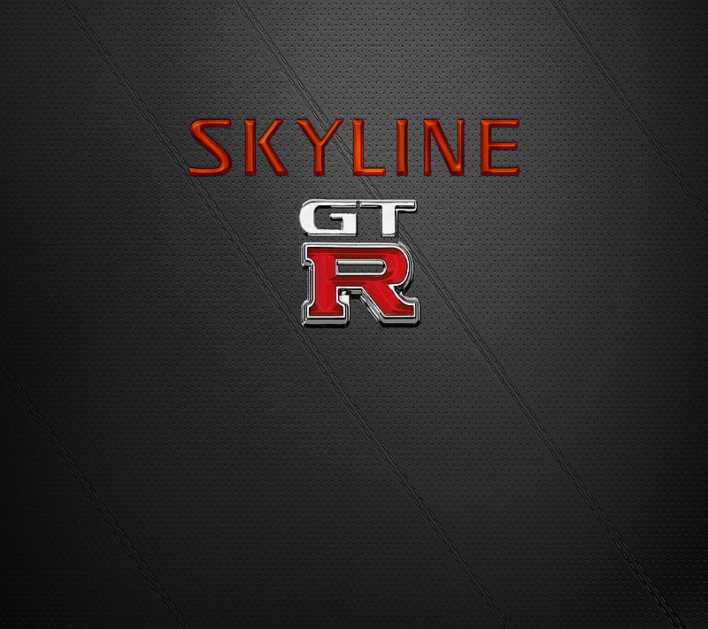 Skyline Gtr, black, car, leather, logo, nissan, HD wallpaper | Peakpx