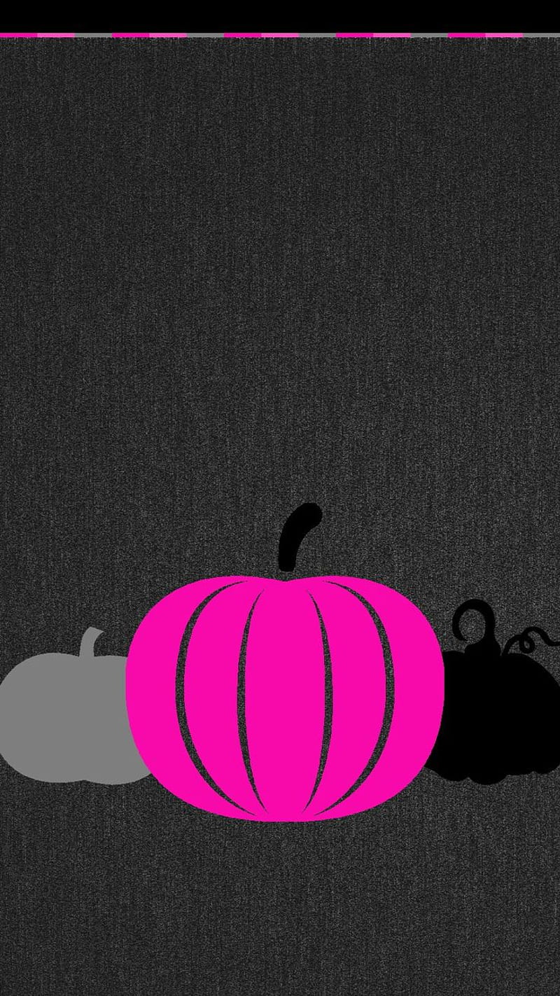 Pink Halloween, autumn, pink fall, pumpkin, punk autumn, HD phone wallpaper