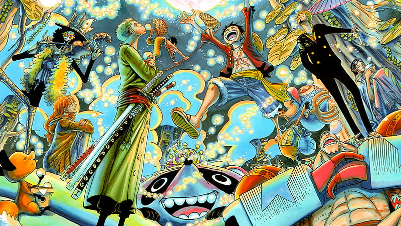 Shanks Roronoa Zoro Monkey D. Luffy Nami Nico Robin Boa Hancock Vinsmoke Sanji Trafalgar D. Water Law One Piece, HD wallpaper