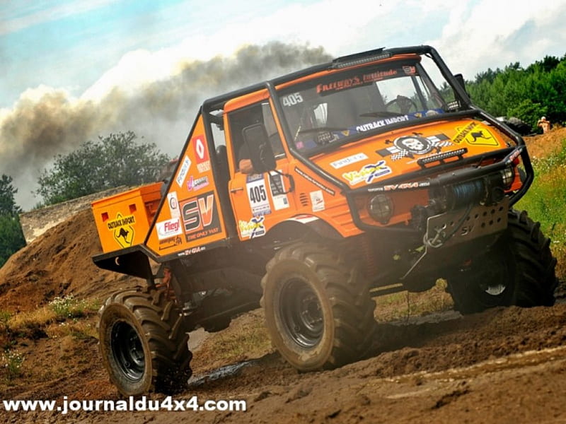 Unimog, thrill, 4x4, offroad, rally, HD wallpaper | Peakpx