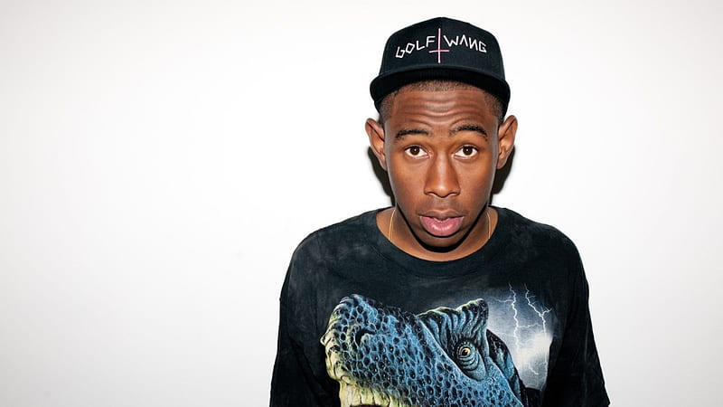 Tyler The Creator In A White Background Wearing Black Tshirt And Cap Music, HD wallpaper