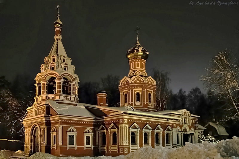 Znamensky temple, architecture, russia, znamensky, dome, temple, religion, church, HD wallpaper
