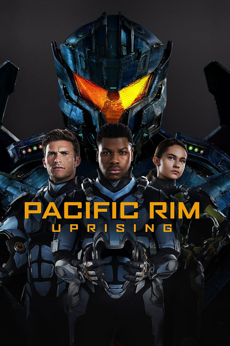 Pacific Rim Uprising, 2018, action, adventure, john boyega, movie, pacific rim, poster, sci-fi, scott eastwood, uprising, HD phone wallpaper