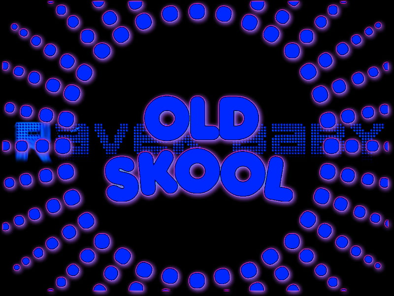 OLDSKOOL RAVERBABY blue pink, oldskool, raver, labrano, oldschool, pink, blue, HD wallpaper