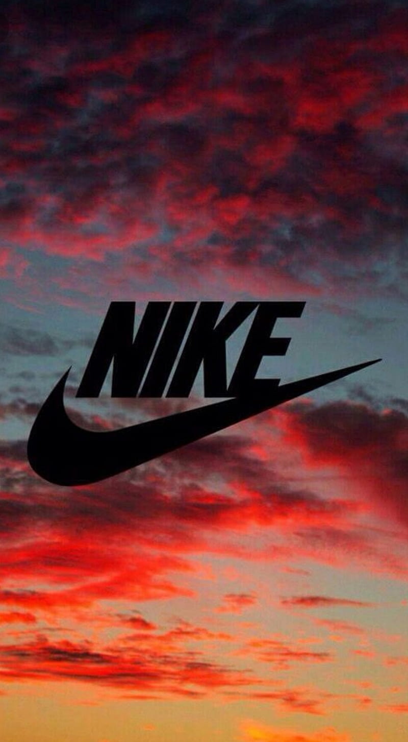 Nike, shoes, logo, sky, HD phone wallpaper