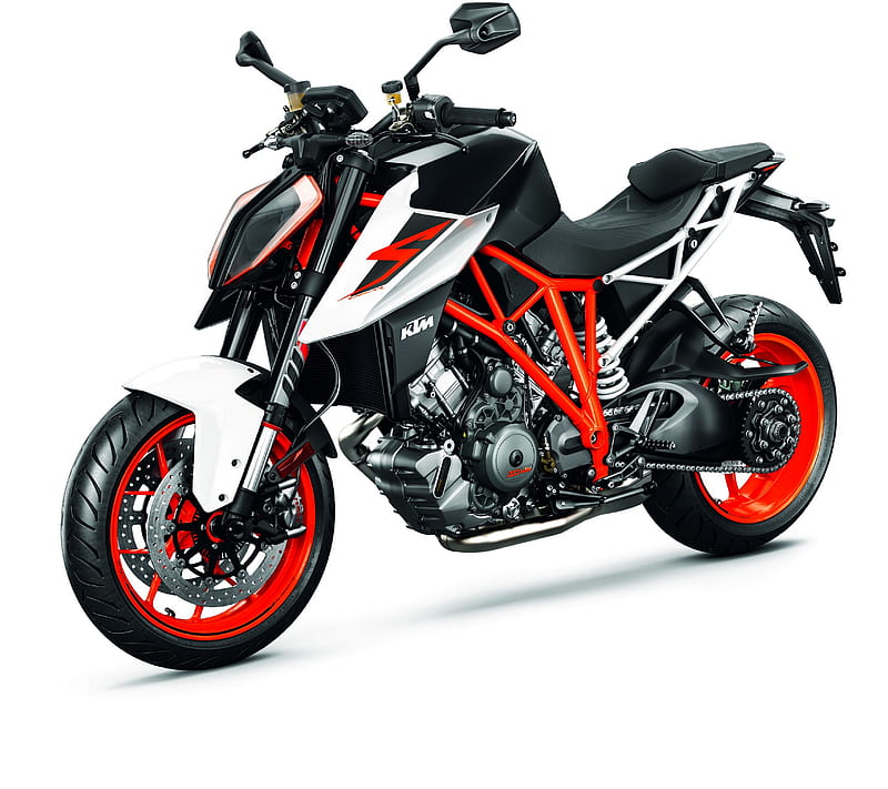 KTM 1290 Super Duke, colors, landscape, HD wallpaper