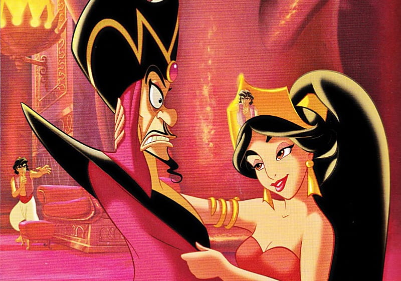 Aladdin, Disney, Jafar, Princess Jasmine, HD wallpaper | Peakpx