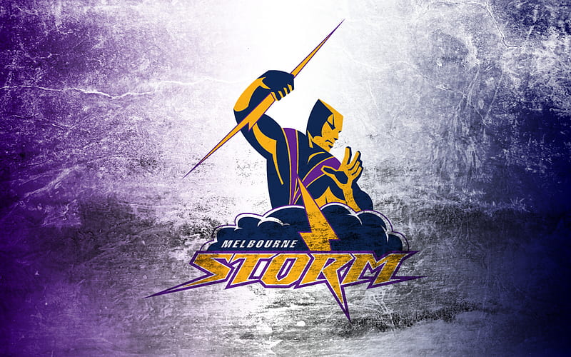 Rugby, Melbourne Storm, National Rugby League , NRL , Logo, HD wallpaper