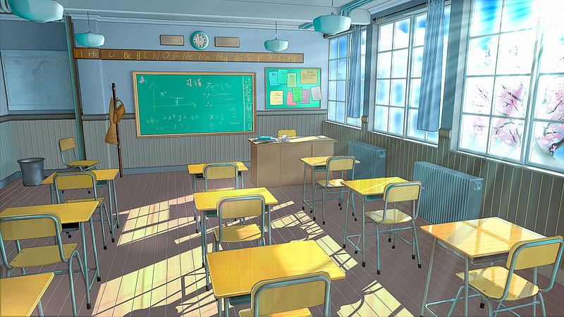 Anime, Classroom, HD wallpaper