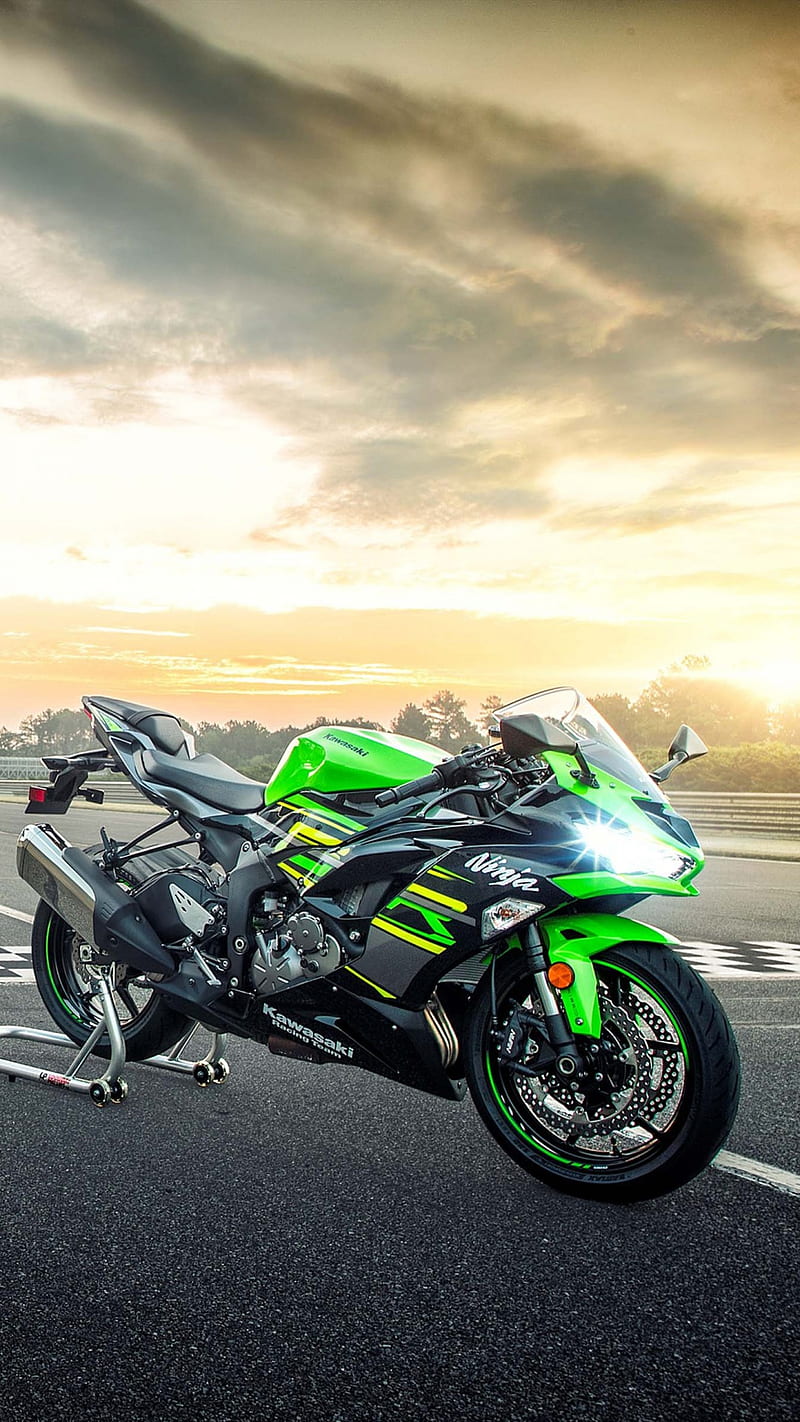 2019 Kawasaki Ninja, bikes, green, motorcycle, HD phone wallpaper | Peakpx