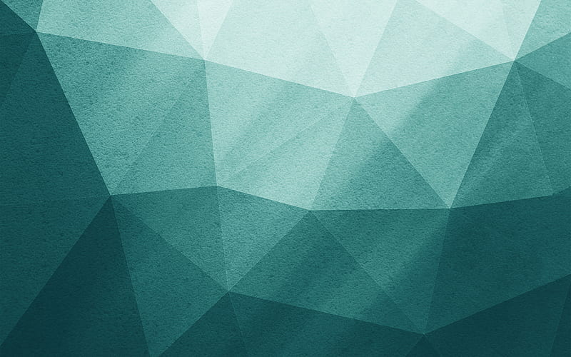 polygon, green, texture, abstract, pattern, background, HD wallpaper