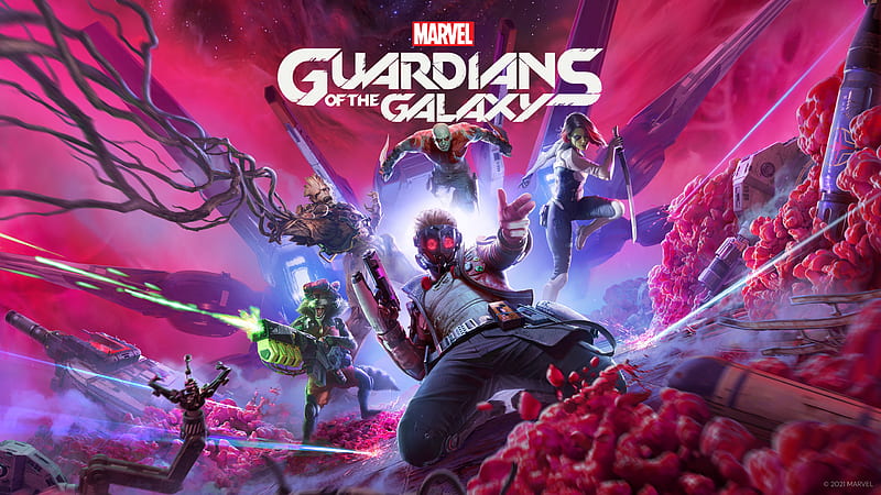 Drax The Destroyer Groot Rocket Raccoon Star Lord Marvel's Guardians Of The Galaxy, HD wallpaper