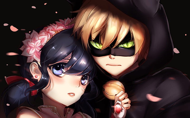 Marinette and Adrien, miraculous ladybug anime HD phone wallpaper | Pxfuel