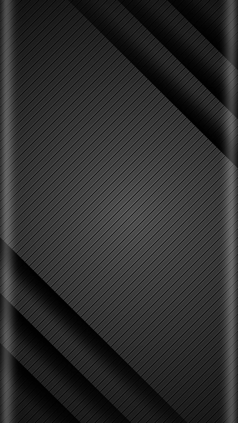 Abstract, beauty, black, desenho, edge style, gray, s7, super, HD phone wallpaper
