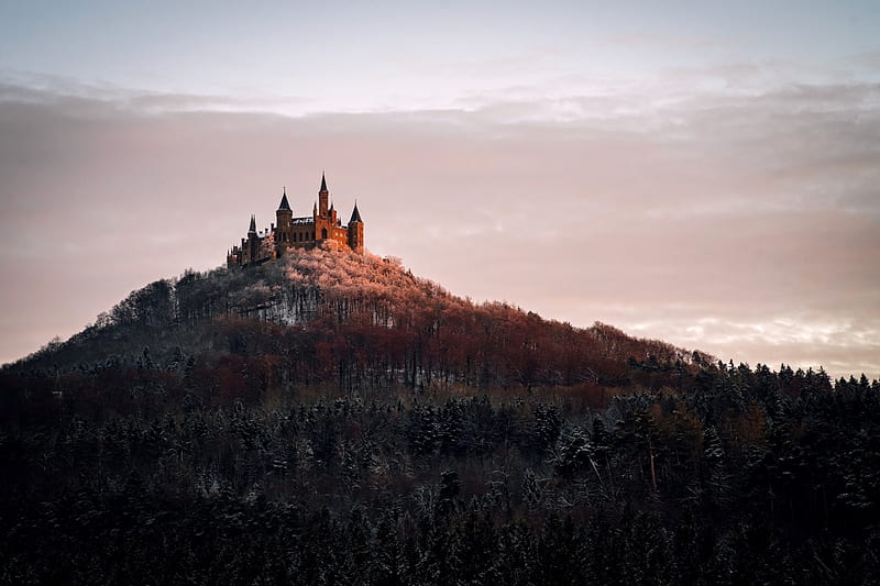 Hohenzollern-Castle, nature, Castle, sky, Hohenzollern, HD wallpaper