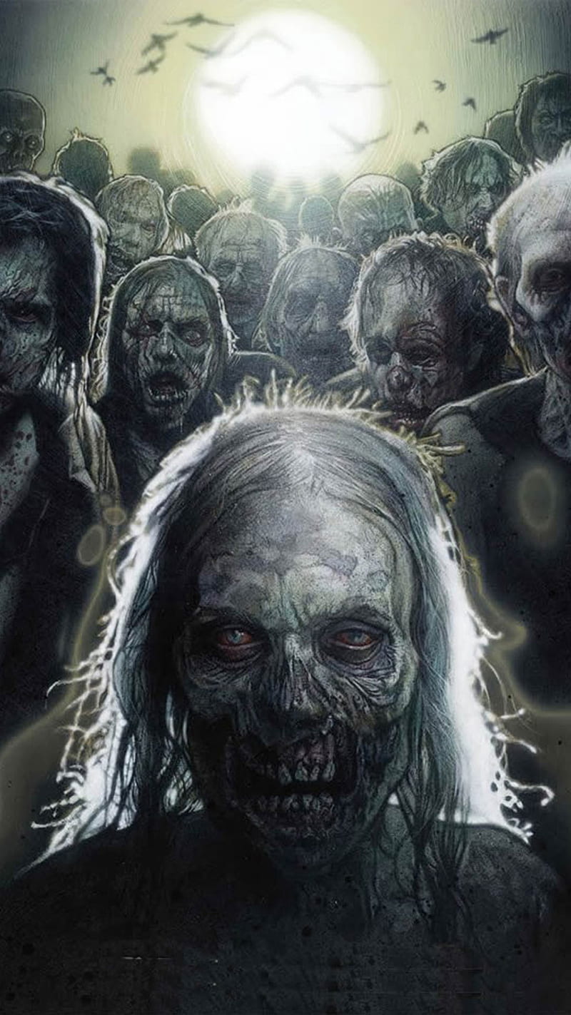 Walking Dead, halloween, horror, scary, HD phone wallpaper