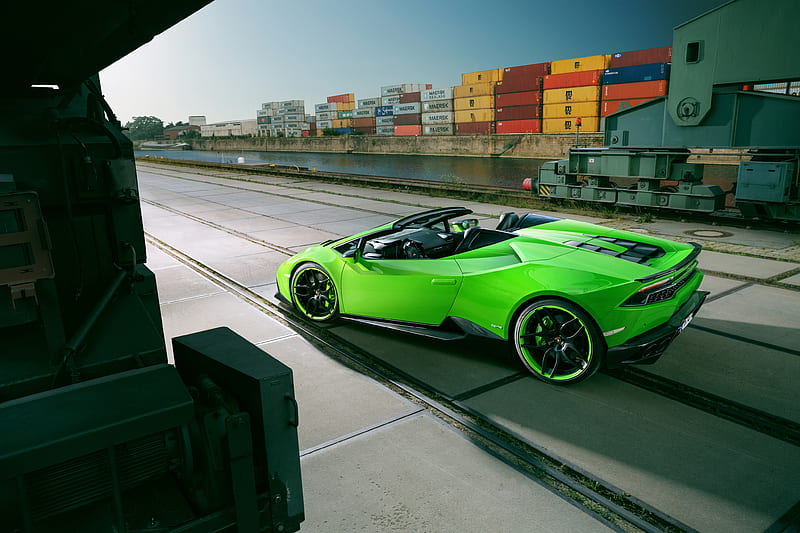 Green Lamborghini Huracan , lamborghini, lamborghini-huracan, carros, HD wallpaper