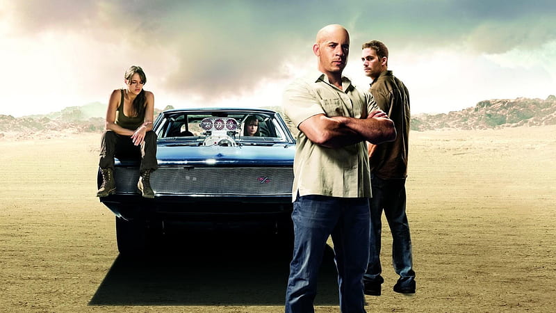 Vin Diesel Dominic Toretto Letty Ortiz Fast And Furious, HD wallpaper
