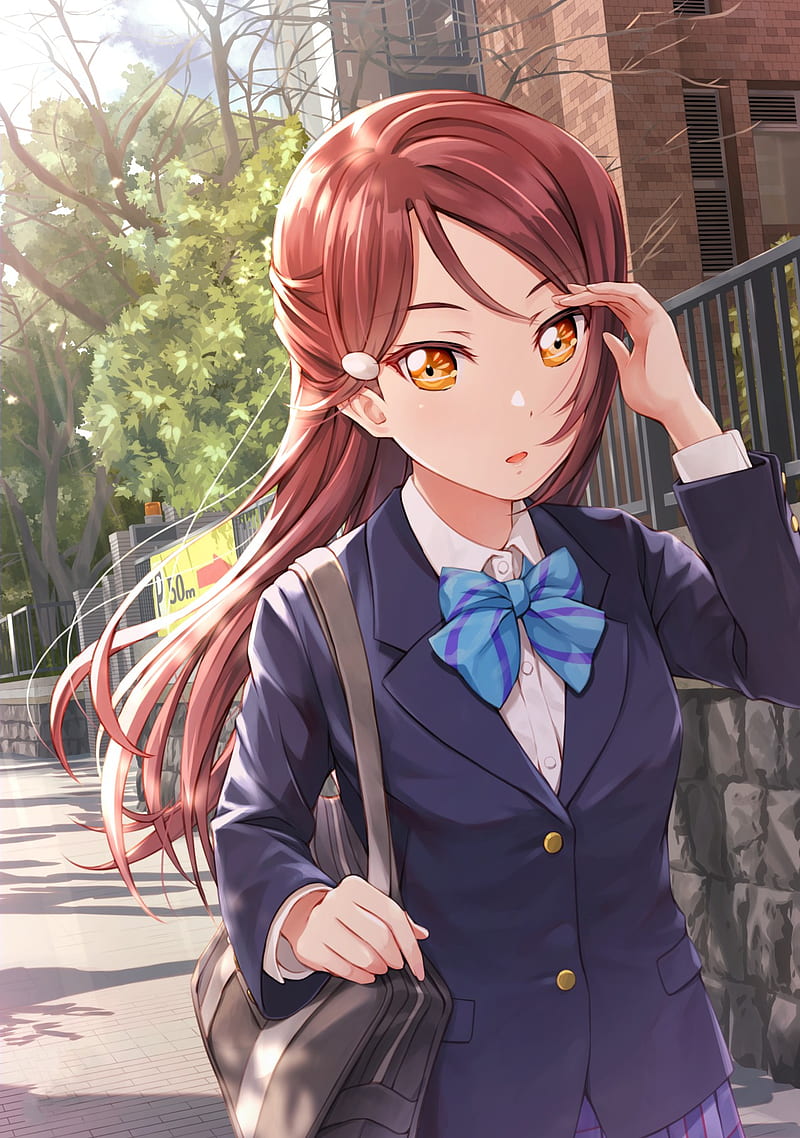 Riko Sakurauchi, love live, sunshine, HD phone wallpaper