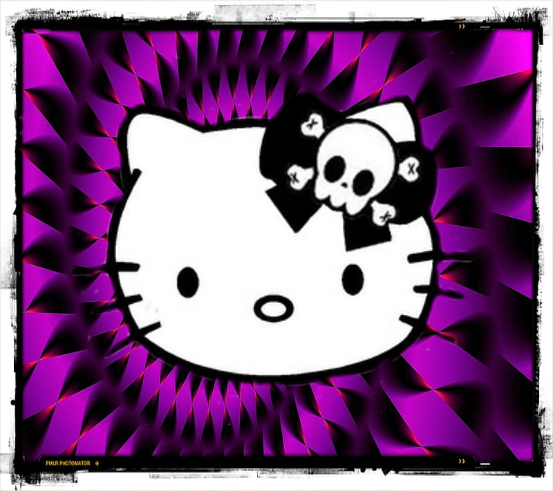 Gothic Hello Kitty, gothic, hello, kitty, HD wallpaper