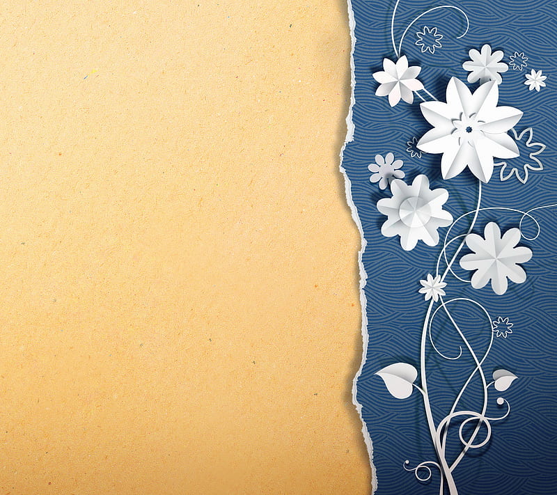 Paper Pattern, floral, vintage, HD wallpaper