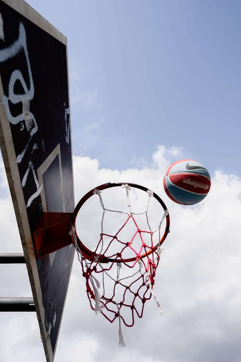 basketball hoop, ball, basketball, game, sport, esports, HD phone wallpaper
