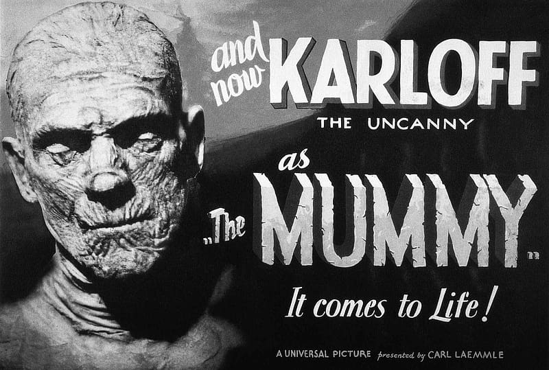 The Mummy (Boris Karloff), Universal, The Mummy, Movies, Cinema, Boris Karloff, Classic Monster, HD wallpaper