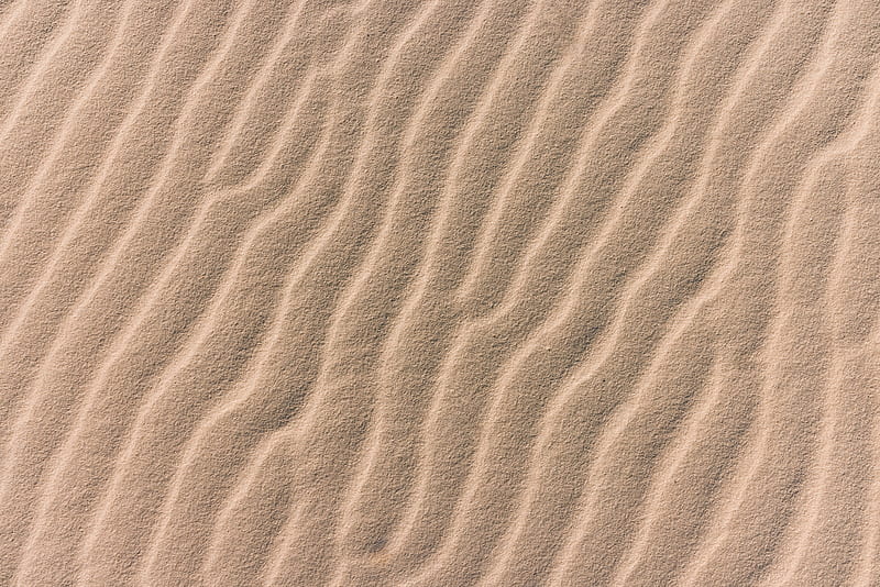 sand, waves, surface, brown, texture, HD wallpaper