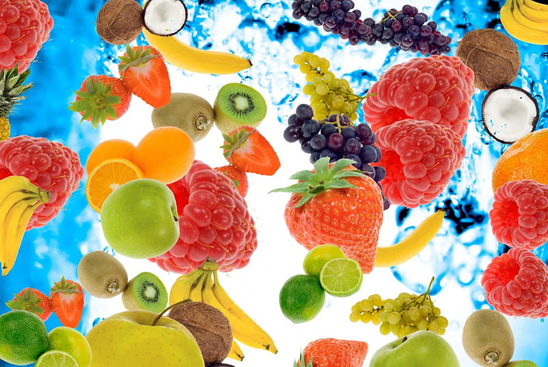 Fruit$`, red, food, fruits, yellow, nature, eat, HD wallpaper