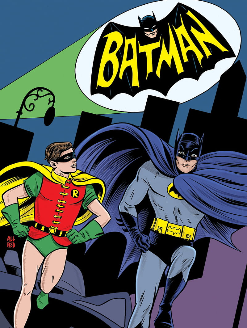 Batman '66' pays homage to a groovy superhero show, Vintage Batman, HD phone wallpaper