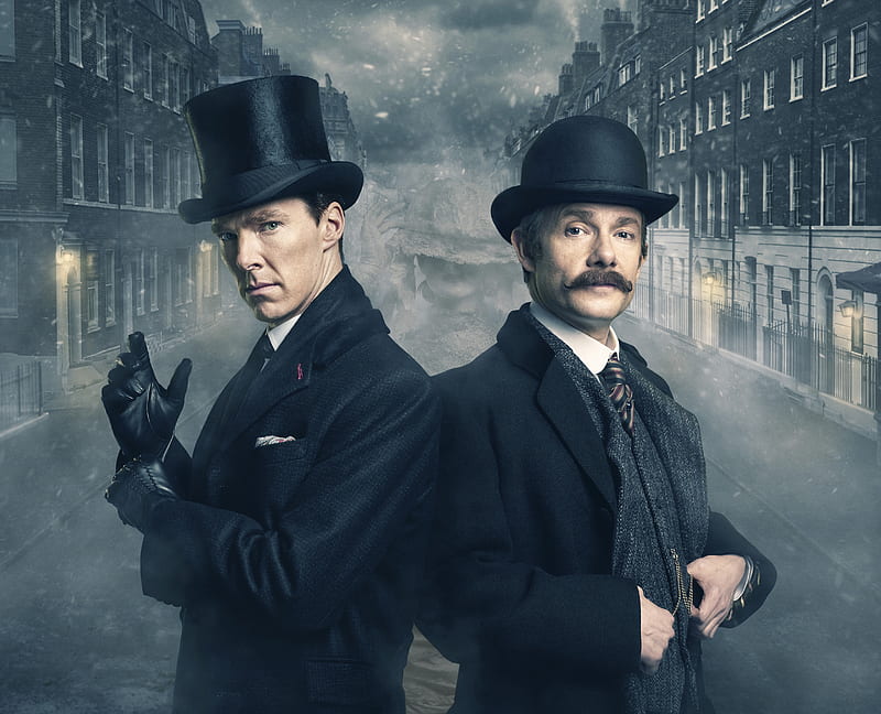 Sherlock Holmes, Sherlock, Benedict Cumberbatch, Martin man, HD wallpaper