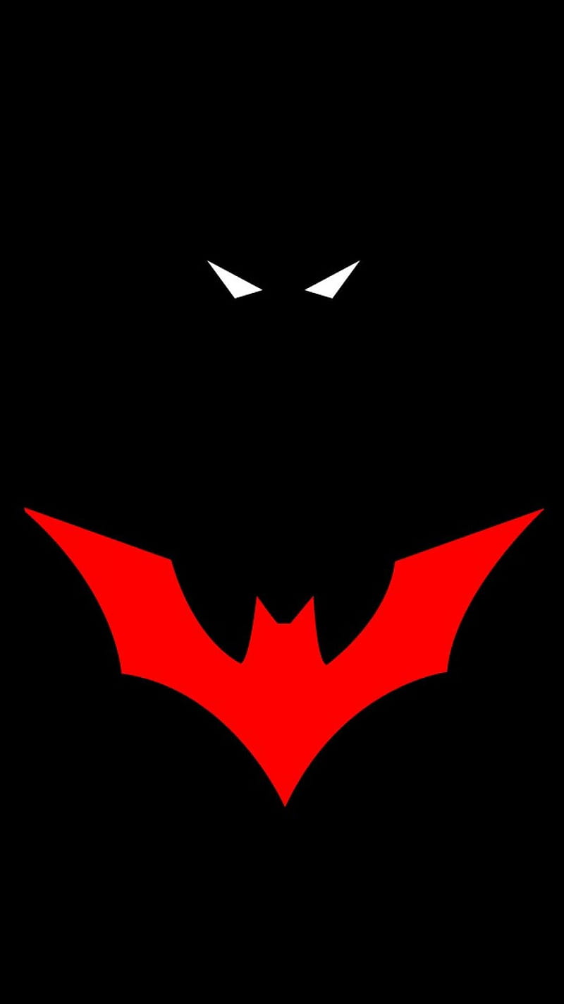 Batman logo eyes, black, comic, comics, dark, dc, dc comics, red, theme, HD  phone wallpaper | Peakpx
