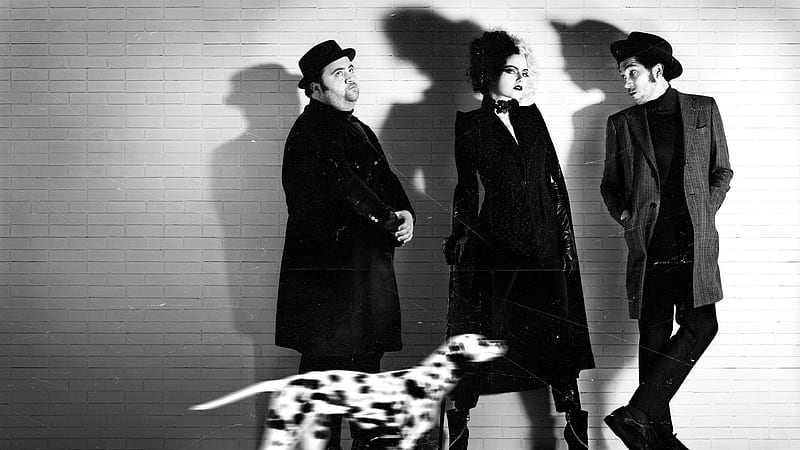 Movie, Cruella, Black & White, Emma Stone, HD wallpaper
