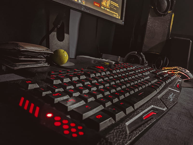 Gaming Keyboard, computer, computers, game, gamer, gaming pc, pc, pc computer, pubgy, HD wallpaper