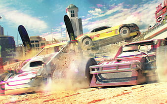 Download Dirt Showdown Crashing Cars Wallpaper  Wallpaperscom