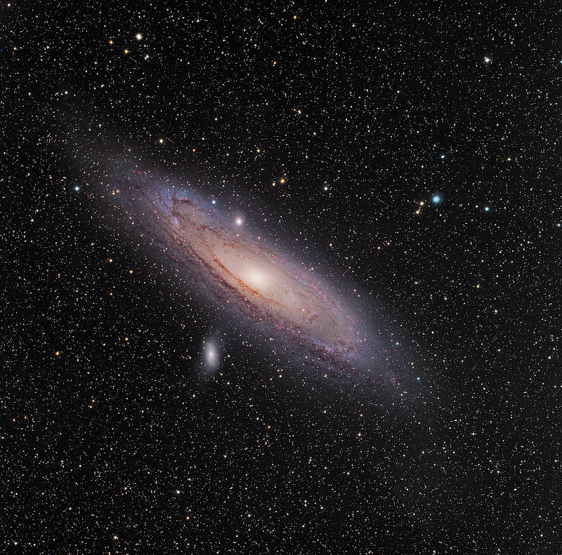 M 31, andromeda, universe, galaxies, space, HD wallpaper