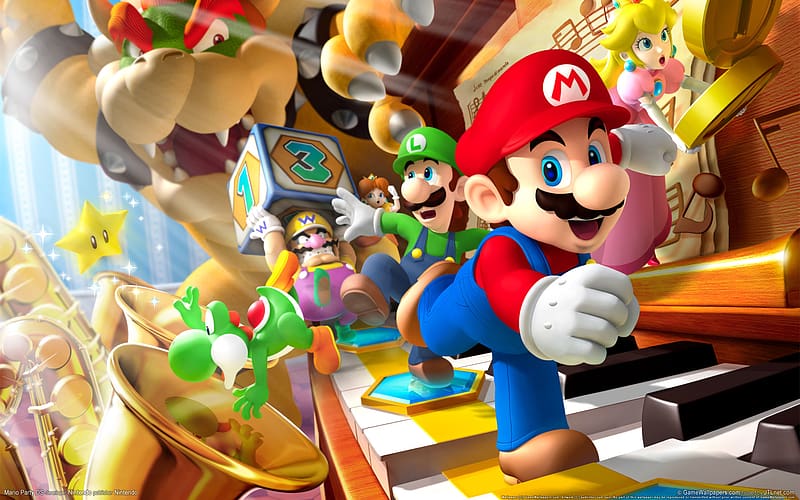 Mario, Video Game, Mario Party Ds, HD wallpaper