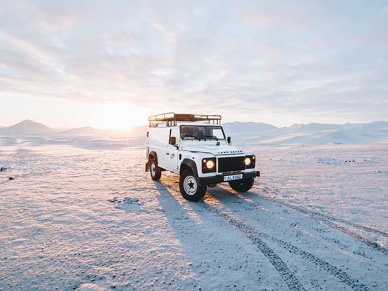 white Land Rover, HD wallpaper