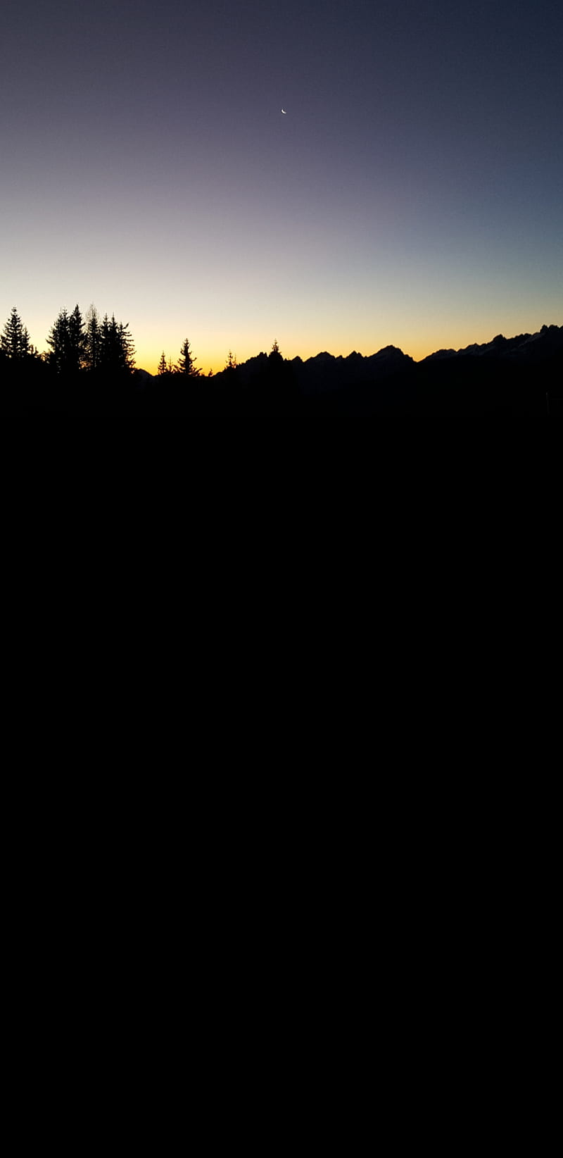 Dawn Sky Amoled, landscape, nature, sunset, HD phone wallpaper