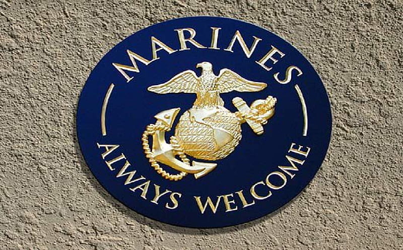 Marines Always Welcome Here, recon, marines, marine corps, usmc, HD wallpaper