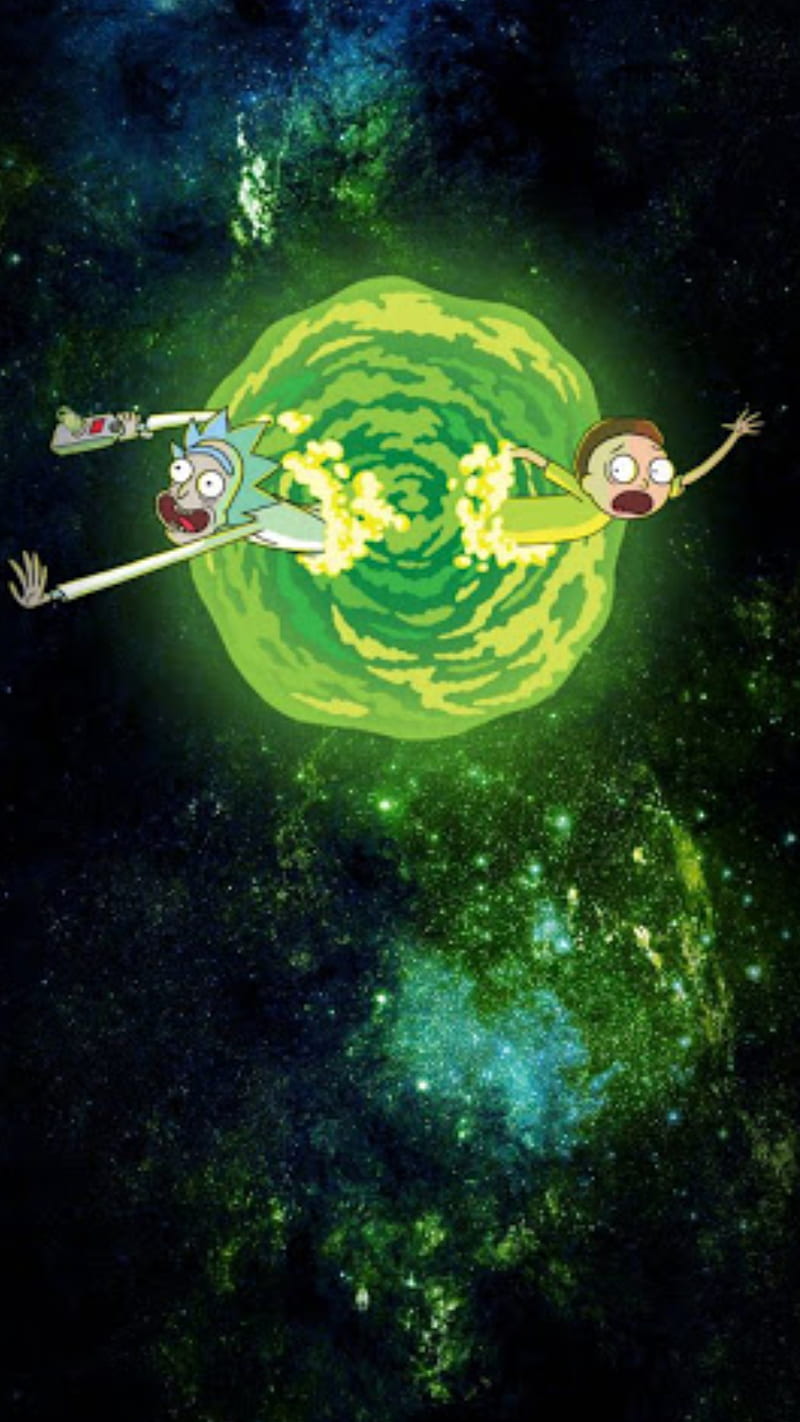 0 Rick And Morty Portal Background s  Wallpaperscom