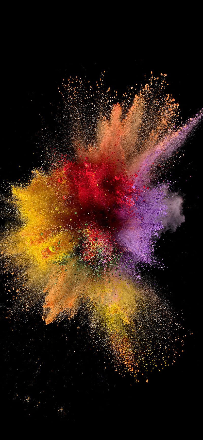 Ios, explosion, color, colour, colors, paint, flag, designs, splash, edge, phone, HD phone wallpaper