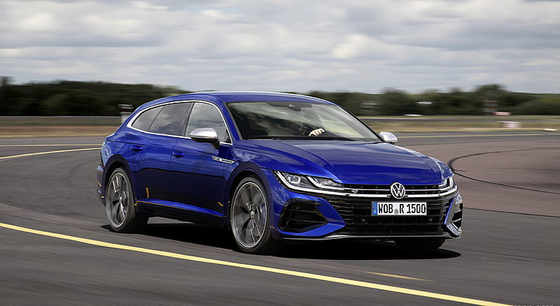 2021 Volkswagen Arteon R Shooting Brake - Front Three-Quarter, car, HD ...