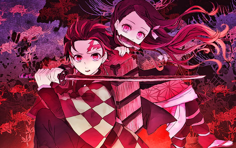 Kamado Nezuko Kamado Tanjirou Kimetsu No Yaiba Demon Slayers Artwork Kimetso No Yaiba Hd Wallpaper Peakpx