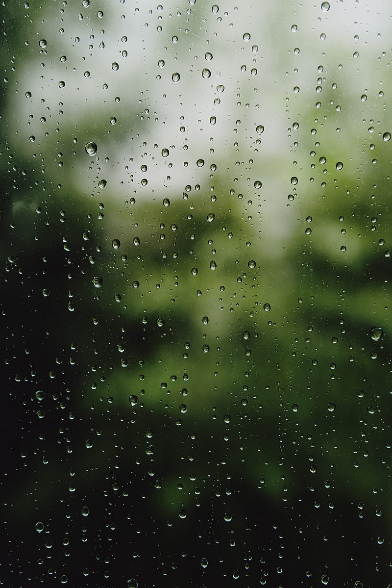 Glass, drops, rain, wet, surface, macro, HD phone wallpaper | Peakpx