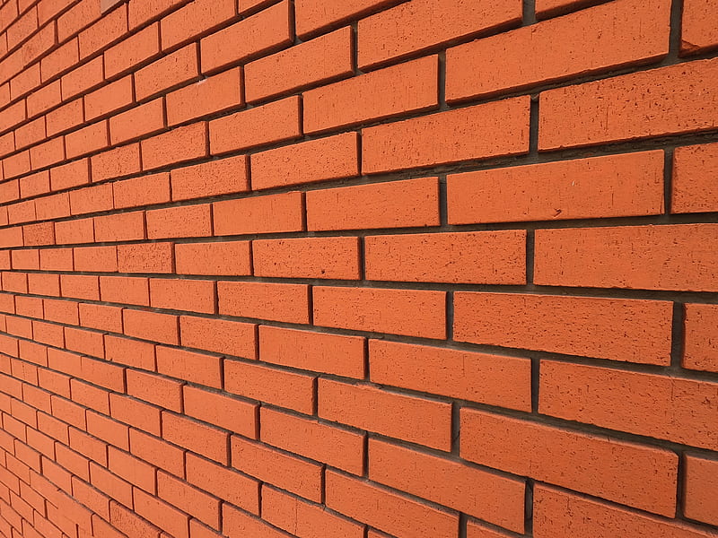 wall, brick, bricks, red, texture, HD wallpaper