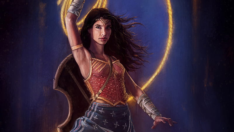 Diana Of Themyscira Wonder Woman, wonder-woman, superheroes, artist, artwork, , digital-art, HD wallpaper